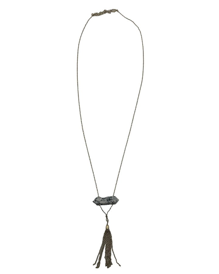 Black & White Marble Necklace