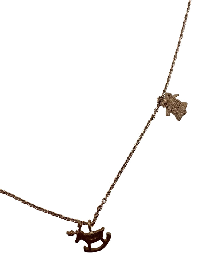 Rose Gold Holiday Season Necklace