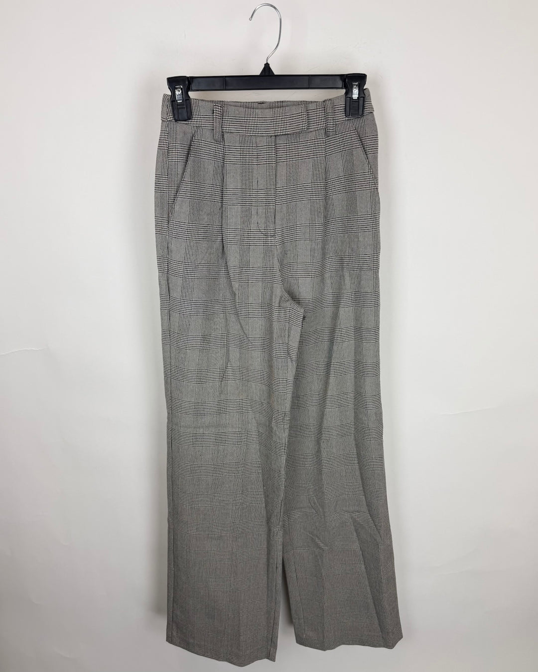 Black and White Checkered Trousers - Size 0/2, 2/4
