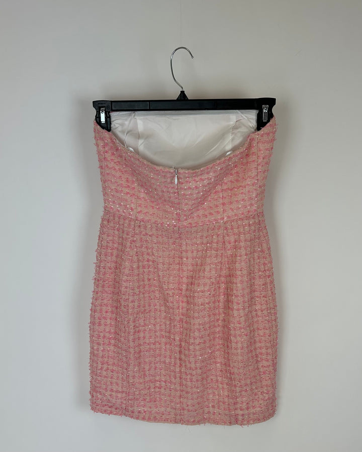 Pink Tweed Dress - Size 4