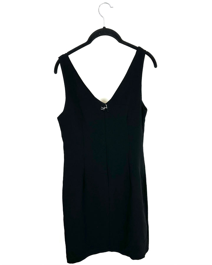 Ink Black Slip Dress - Size 4/6