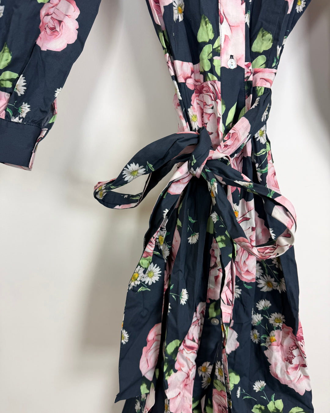 Royal Blue Floral Dress - Size 2/4