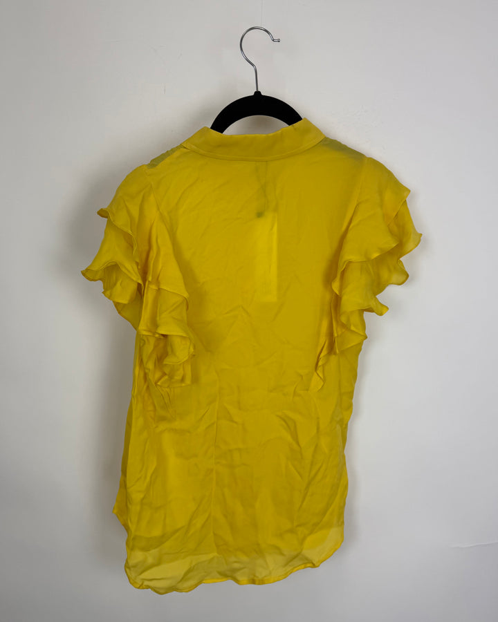 Sunflower Ruffle Top - Size 0/2 and 2/4