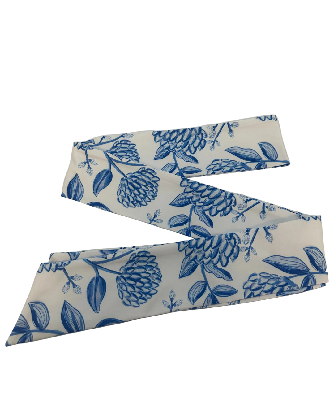 Blue Floral Adjustable Waist Belt