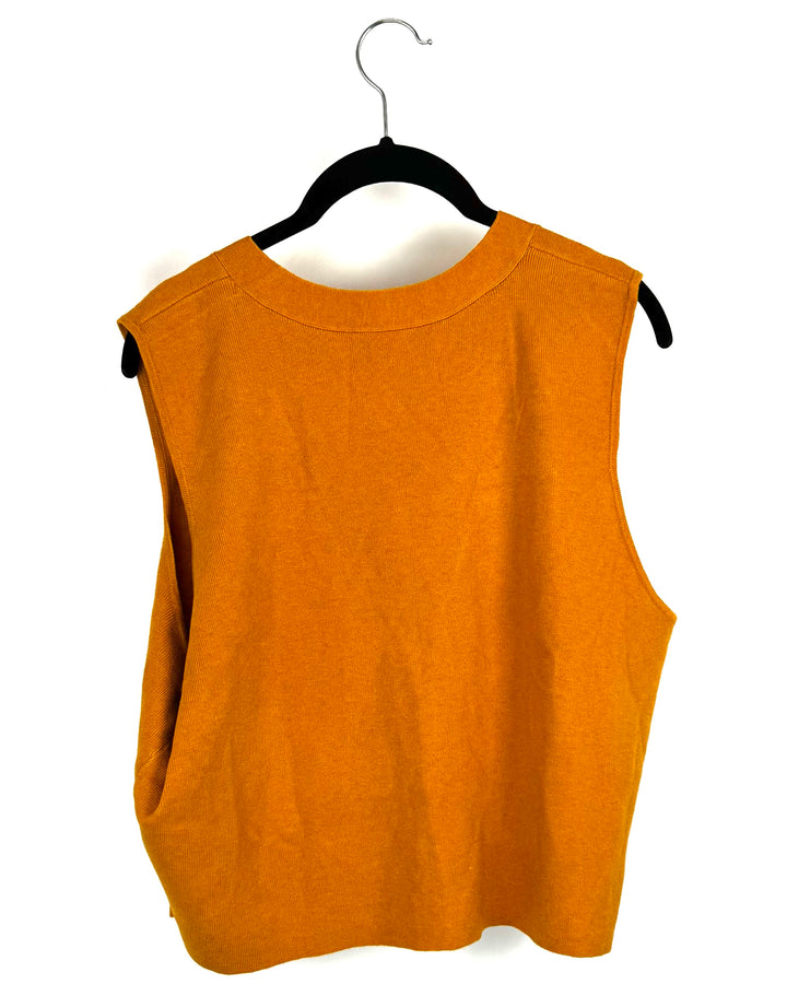 Mustard Yellow Sweater Vest - Extra Large