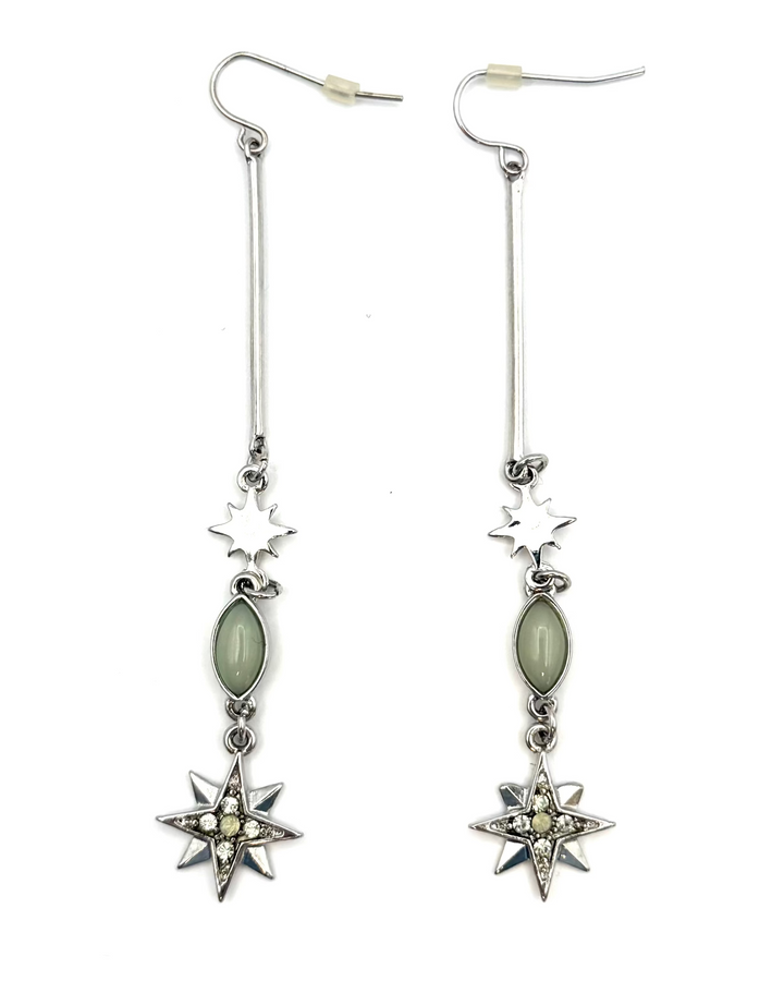 Star & Stone Hanging Earrings
