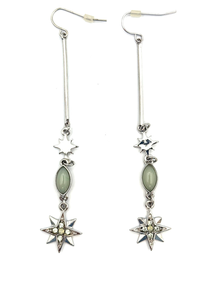 Star & Stone Hanging Earrings