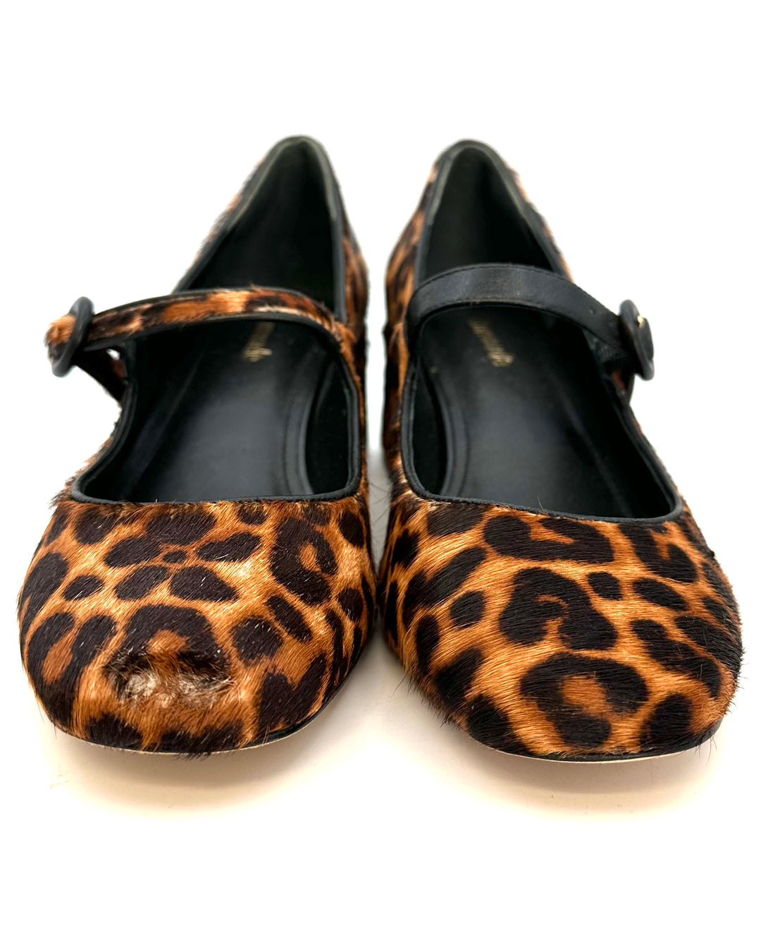 Brown Leopard Maryjane Heels - Size 6.5