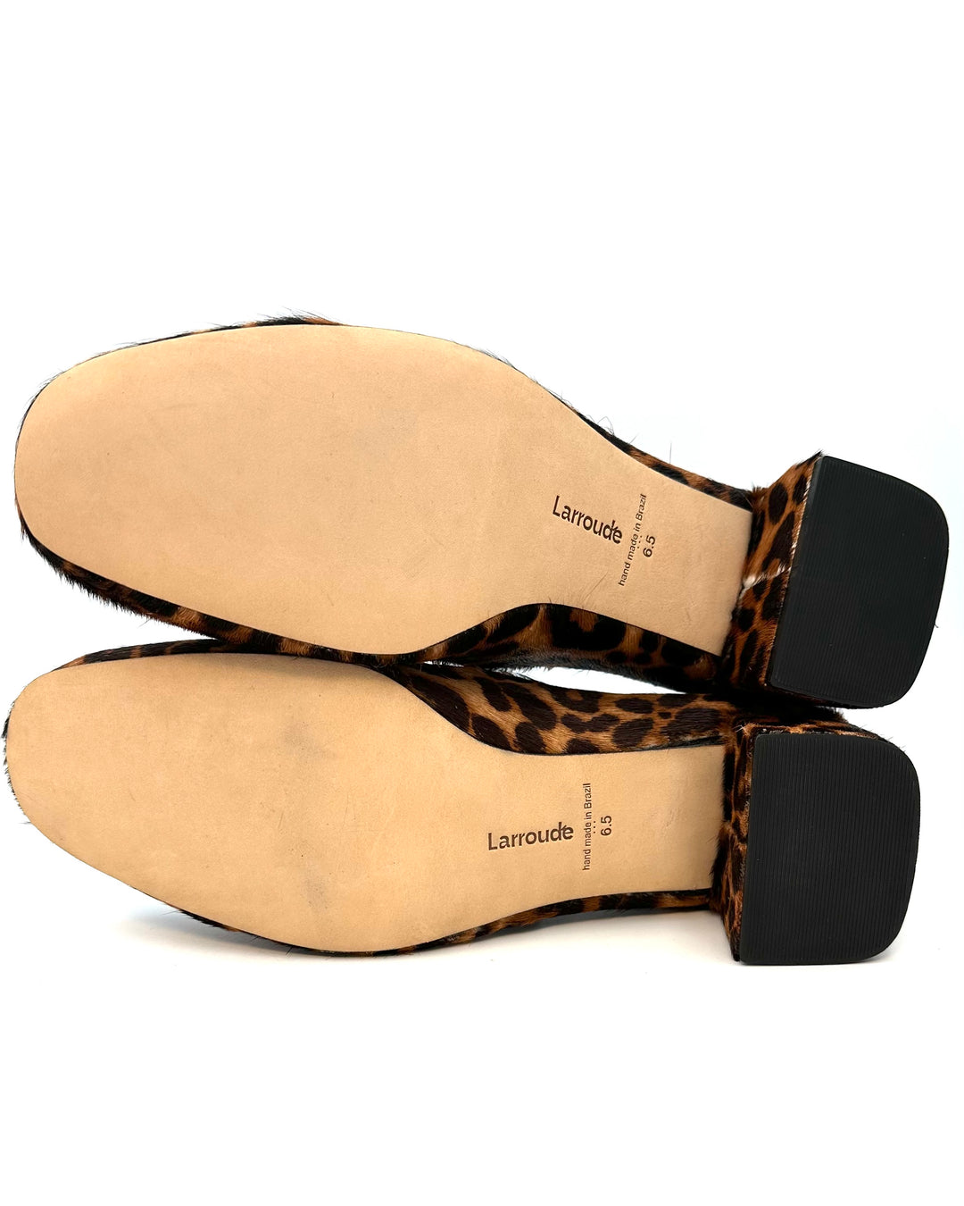 Brown Leopard Maryjane Heels - Size 6.5