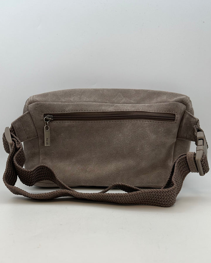 Taupe Brown Belt/Crossbody Bag