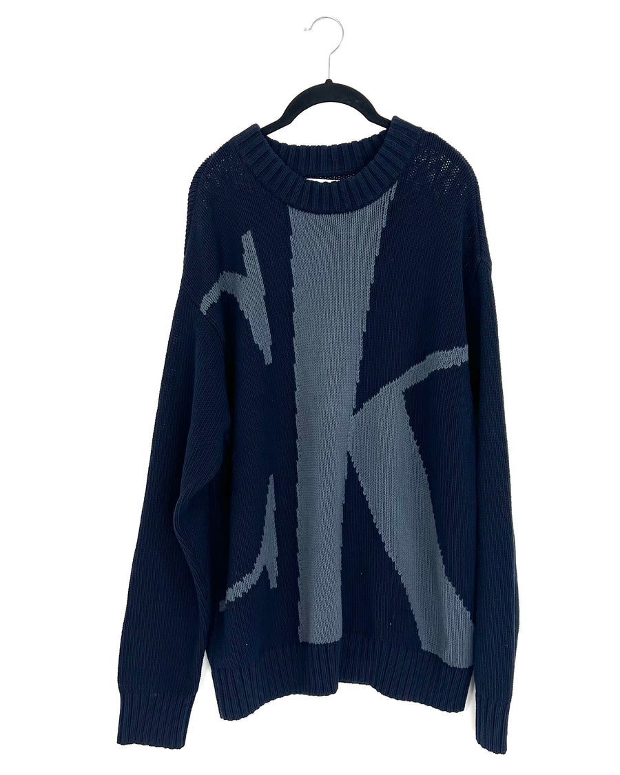Calvin Klein Blue Polyester Men's Hooded Sweater main image 0