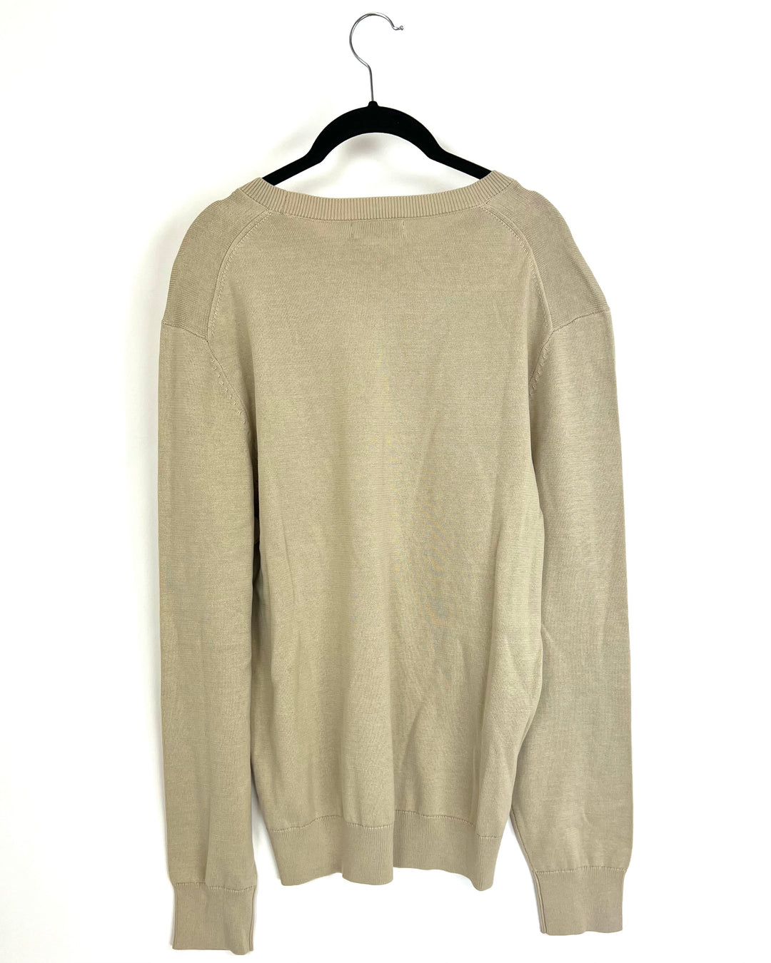 MENS Beige Sweater - Medium