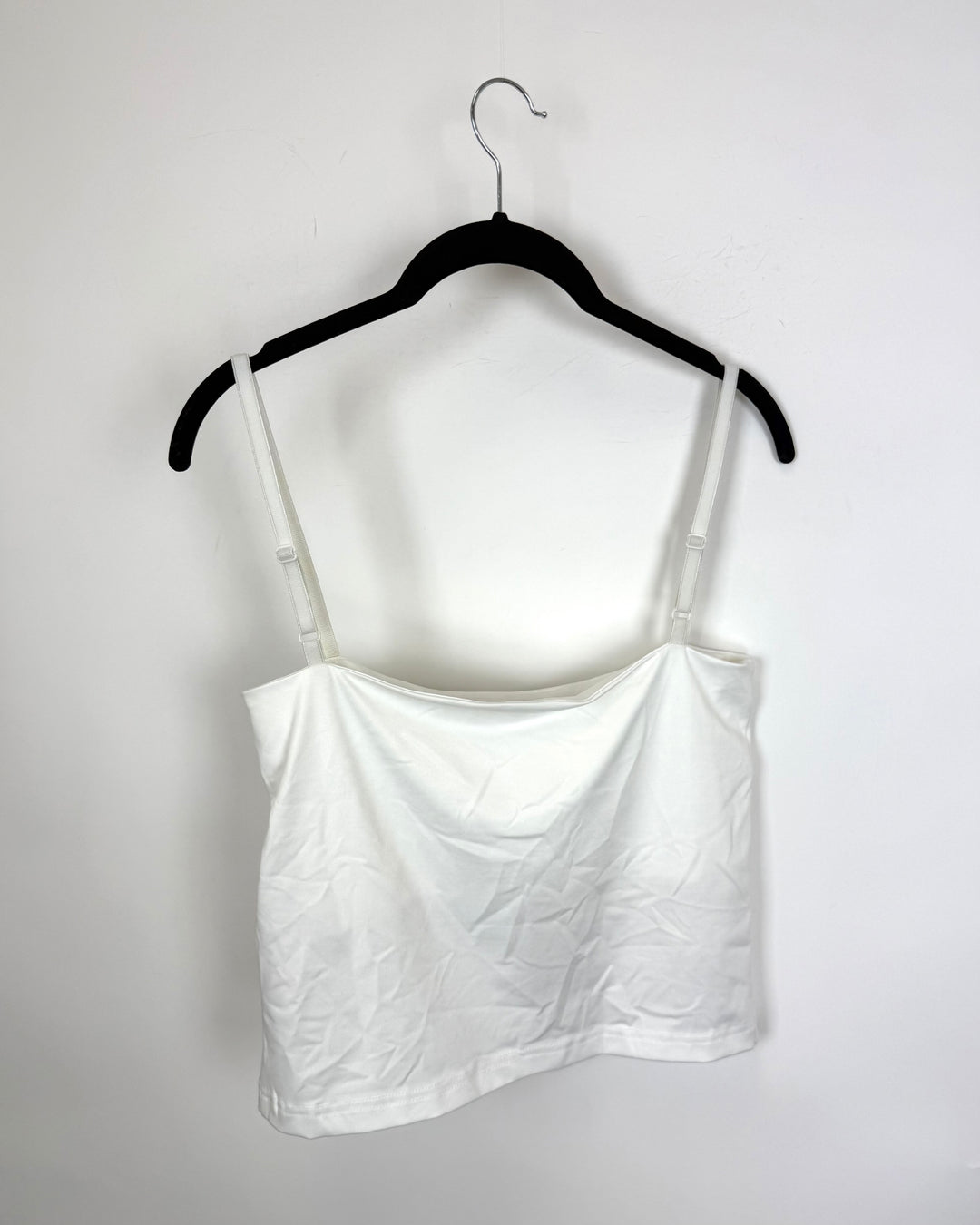 Bright White Cropped Camisole Top - Size 4/6