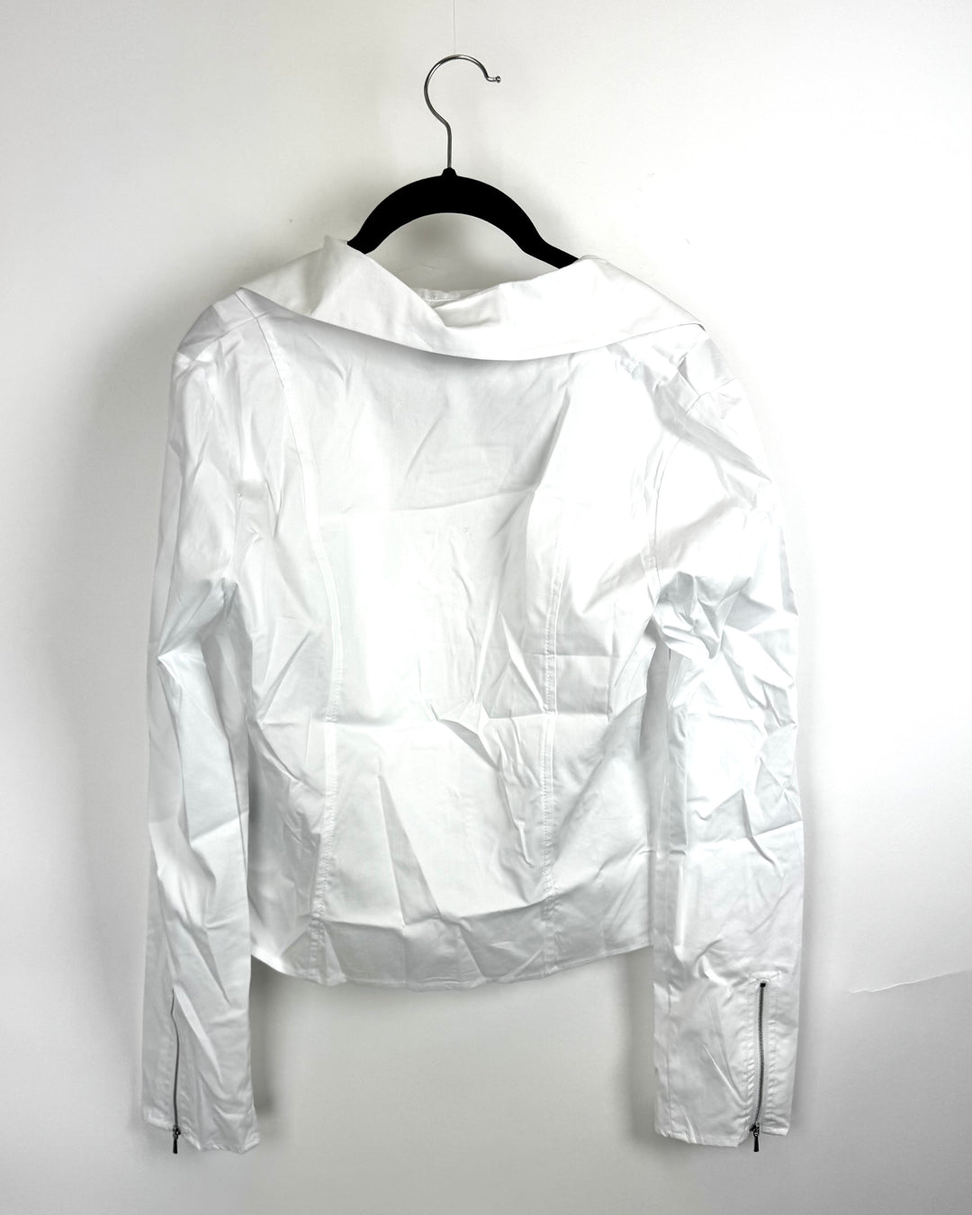 Jason Wu White Long Sleeve Blouse - Small