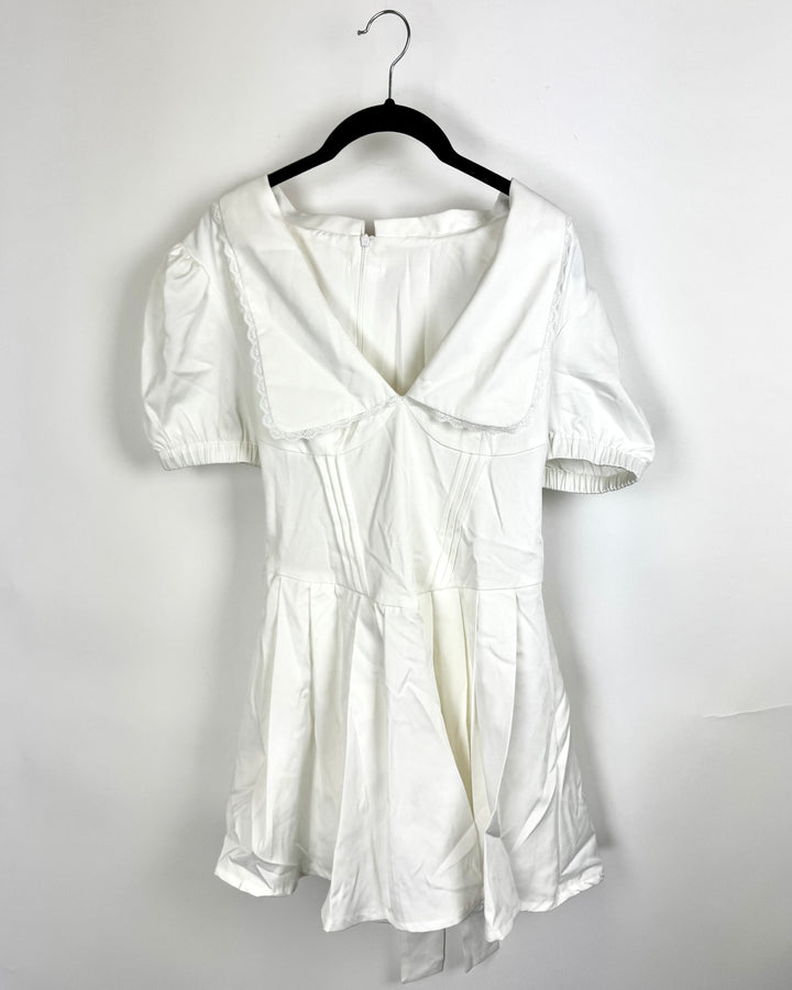 Commense White Dress -  Small