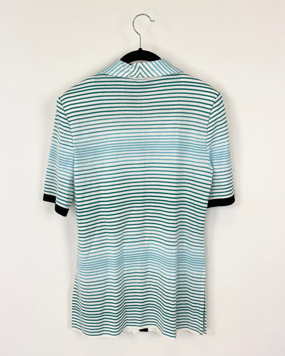 Striped Zip Up Top - Size 2/4