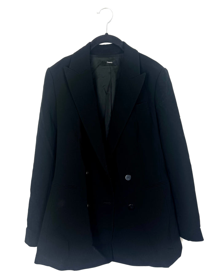 Theory Black Blazer - Size 4