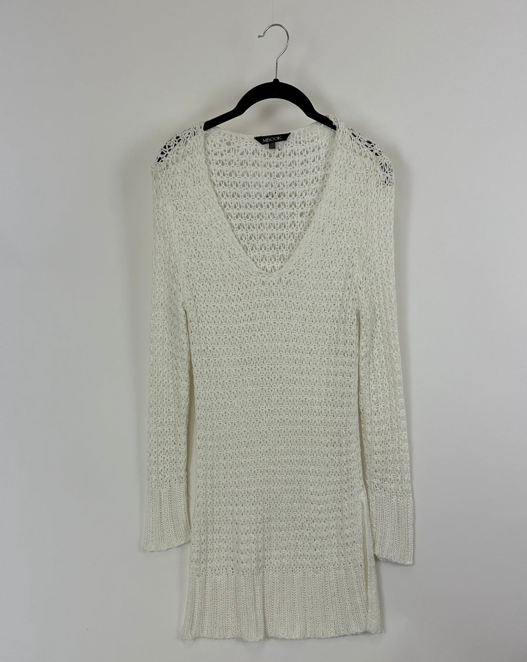 White Crotchet Dress - Size 0-2