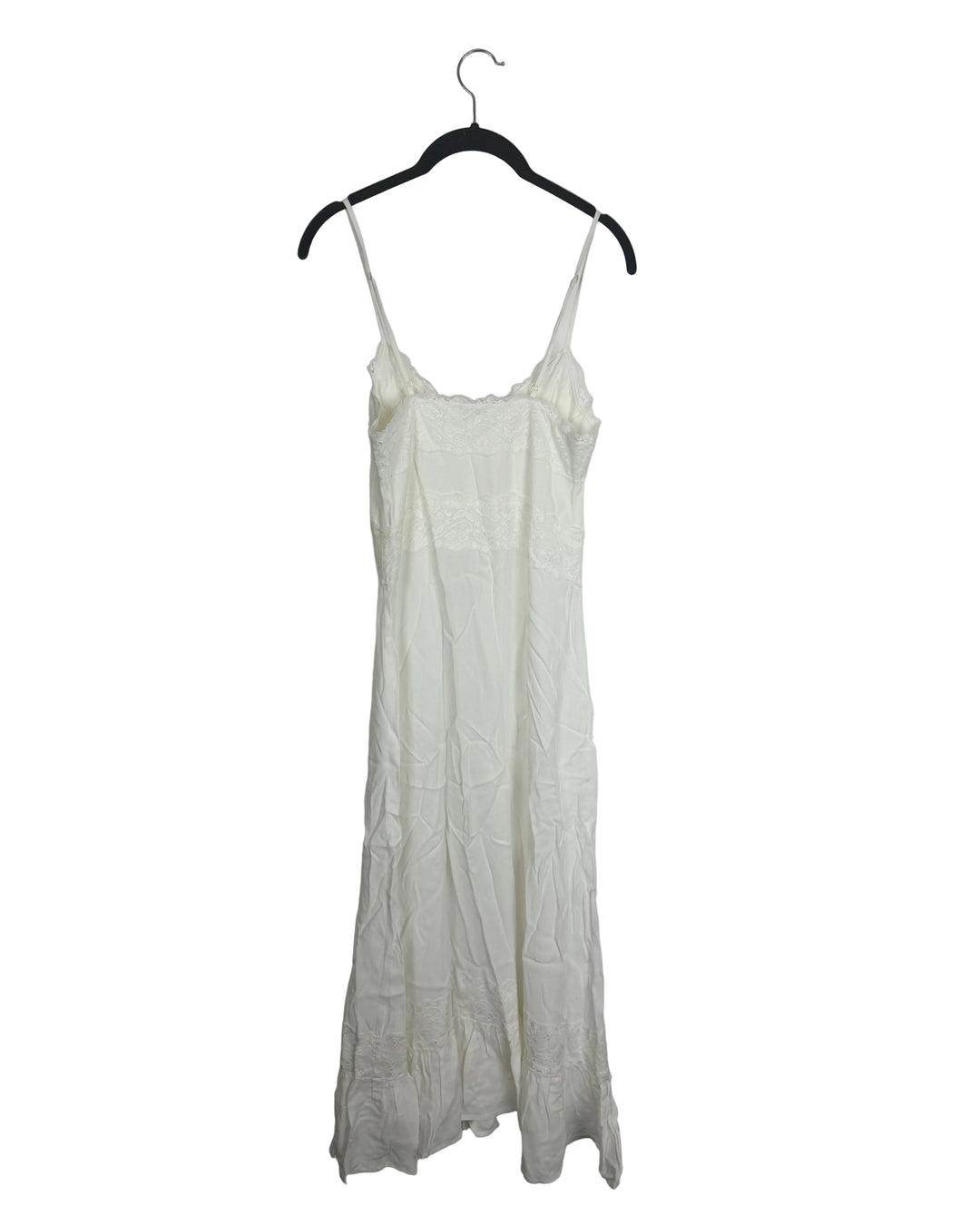 White Spaghetti Strap Lace Dress- Size 0/2