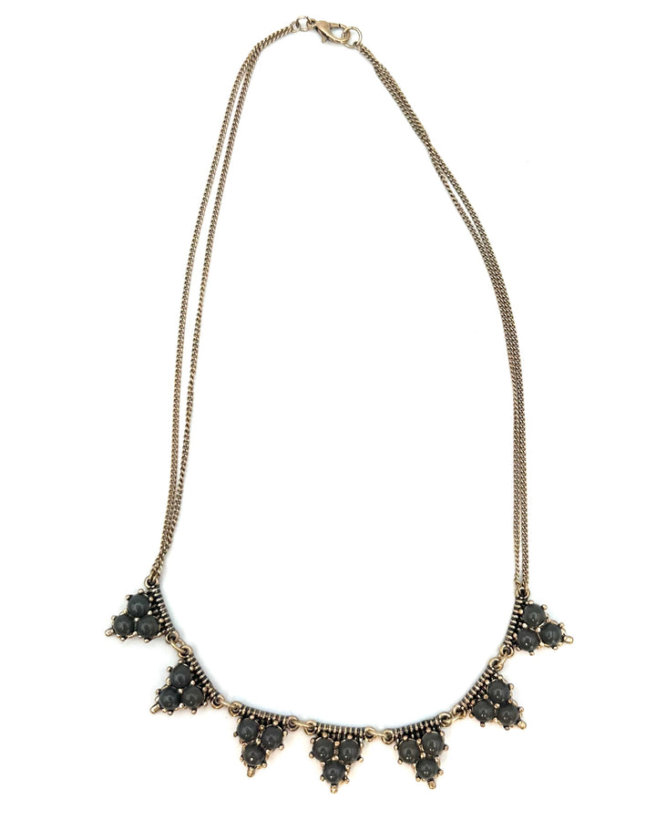 Gold Triangle Statement Necklace
