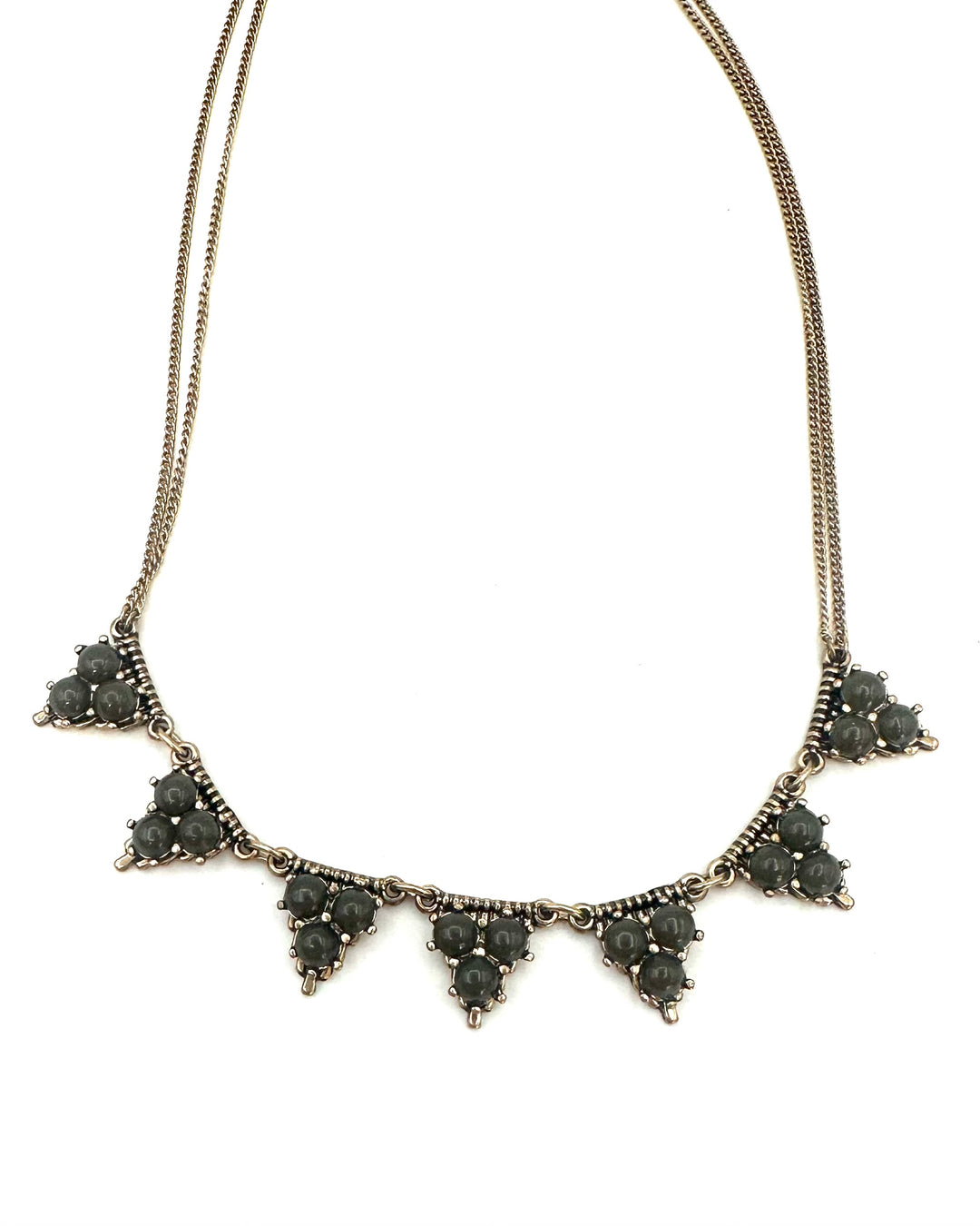 Gold Triangle Statement Necklace