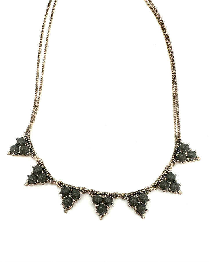 Gold Triangle Statement Necklace