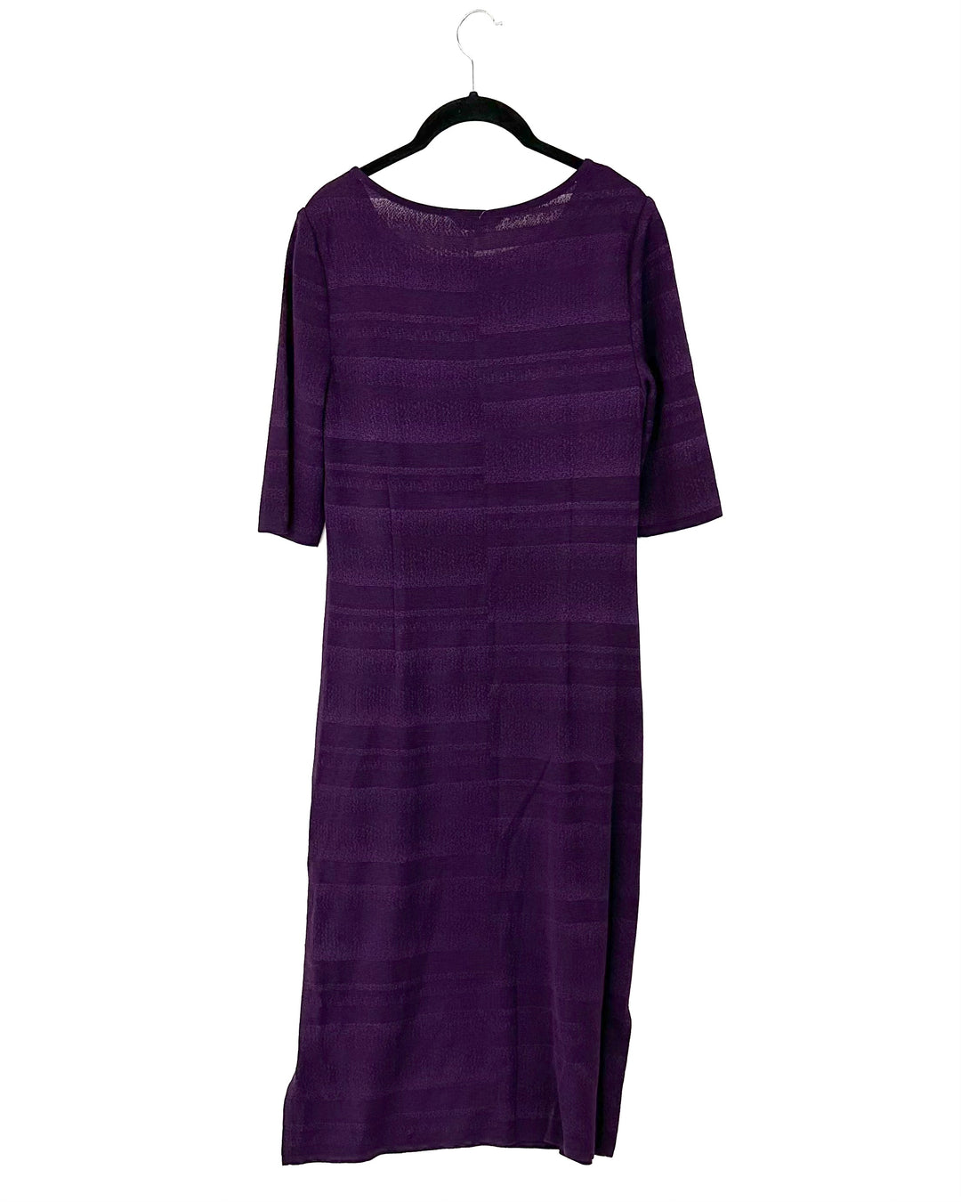 Purple Knit Midi Dress - Size 4-6 Purple Knit Midi Dress - Size 4-6