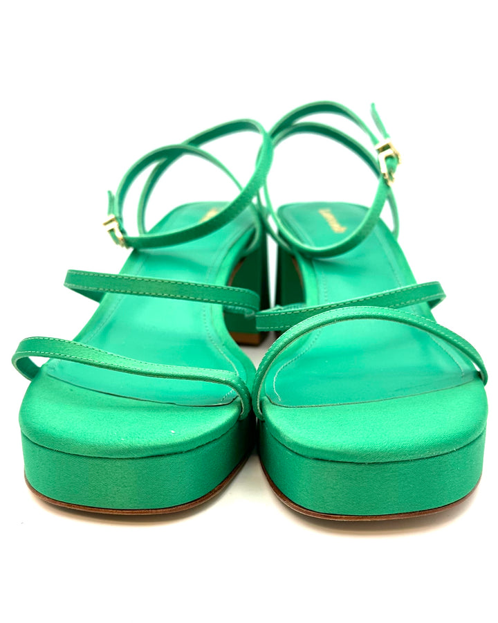 Emerald Green Wraparound Sandal - Size 8.5