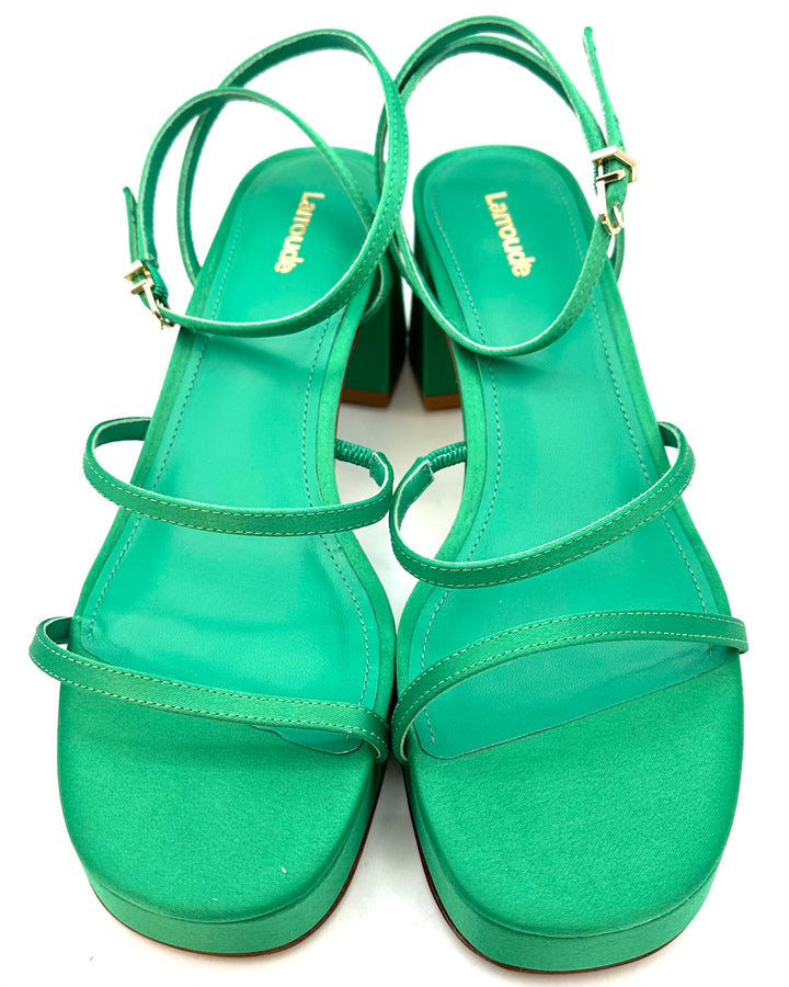 Emerald Green Wraparound Sandal - Size 8.5