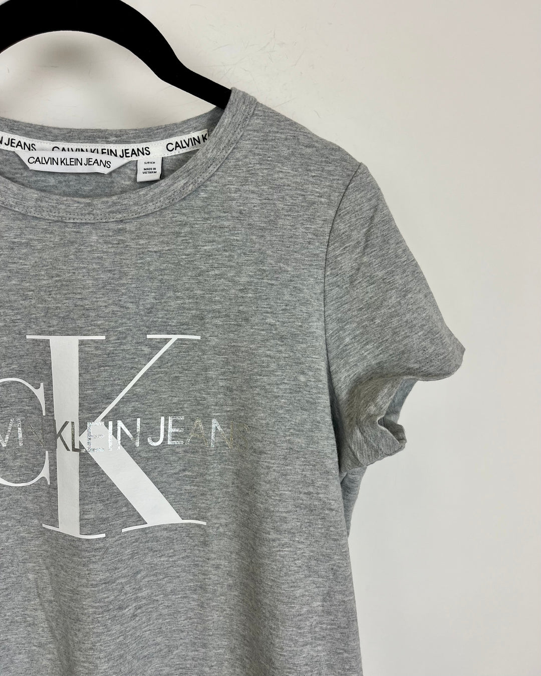 Light Grey T-Shirt Dress - Size 4/6
