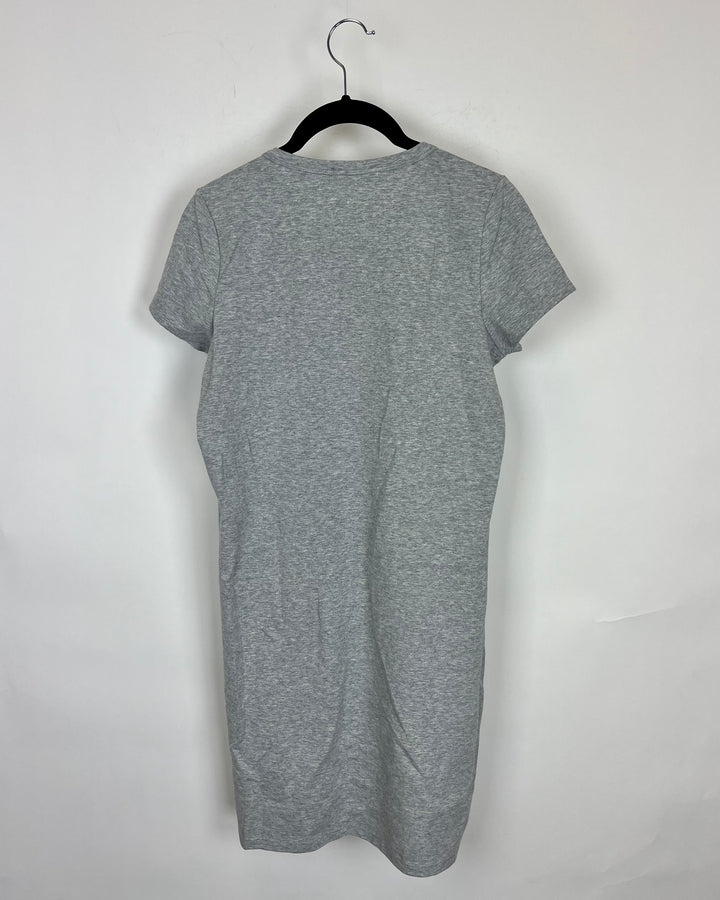 Light Grey T-Shirt Dress - Size 4/6