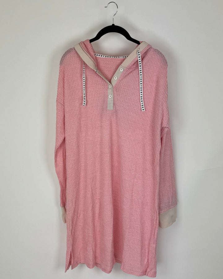 Pink Long Sleeve Lounge Dress - Size 8/10