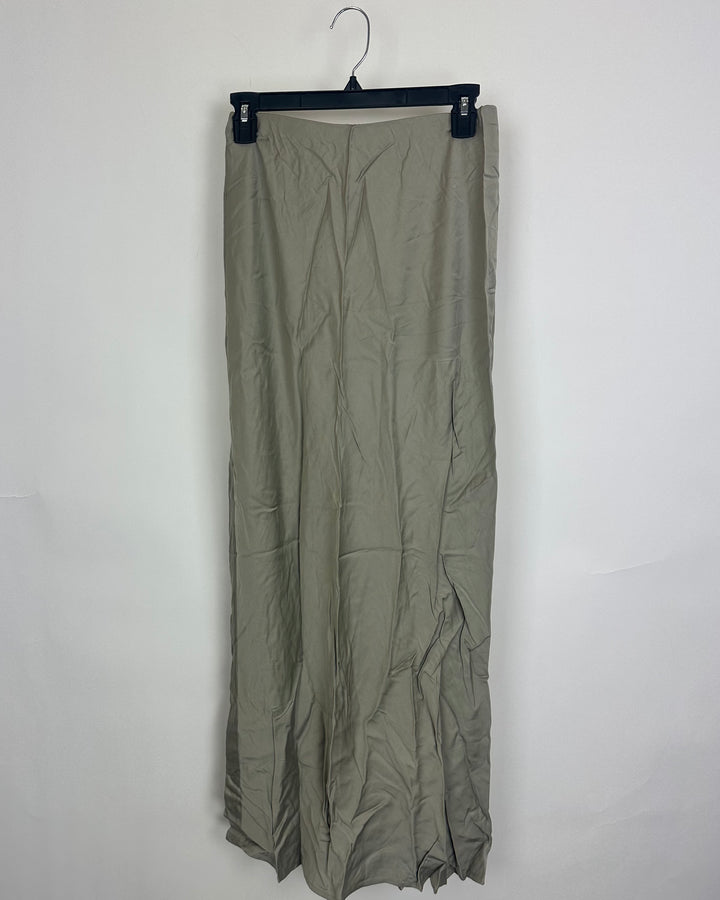 Taupe maxi skirt - 0/2, 2/4