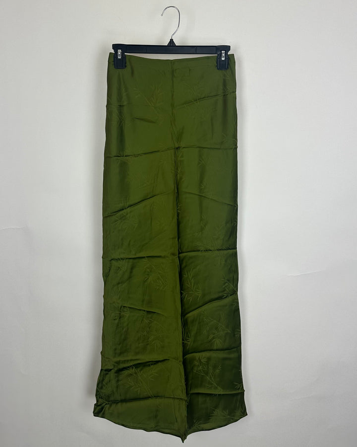 Fern green maxi skirt - 0/2, 2/4