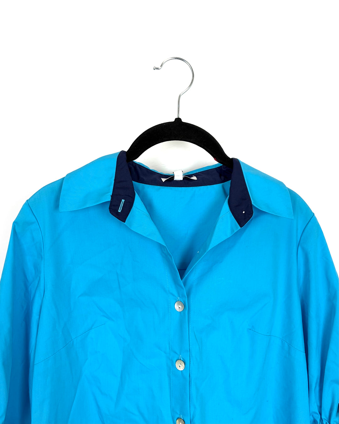 Capri Blue Shirt Dress - Size 0/2, 4/6, 8/10