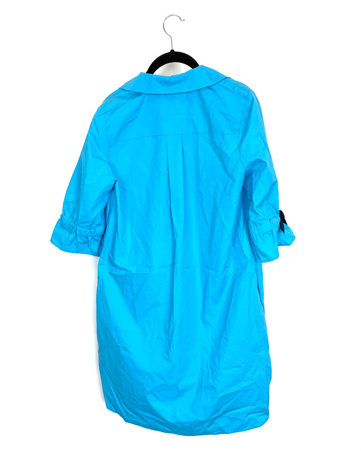 Capri Blue Shirt Dress - Size 0/2, 4/6, 8/10