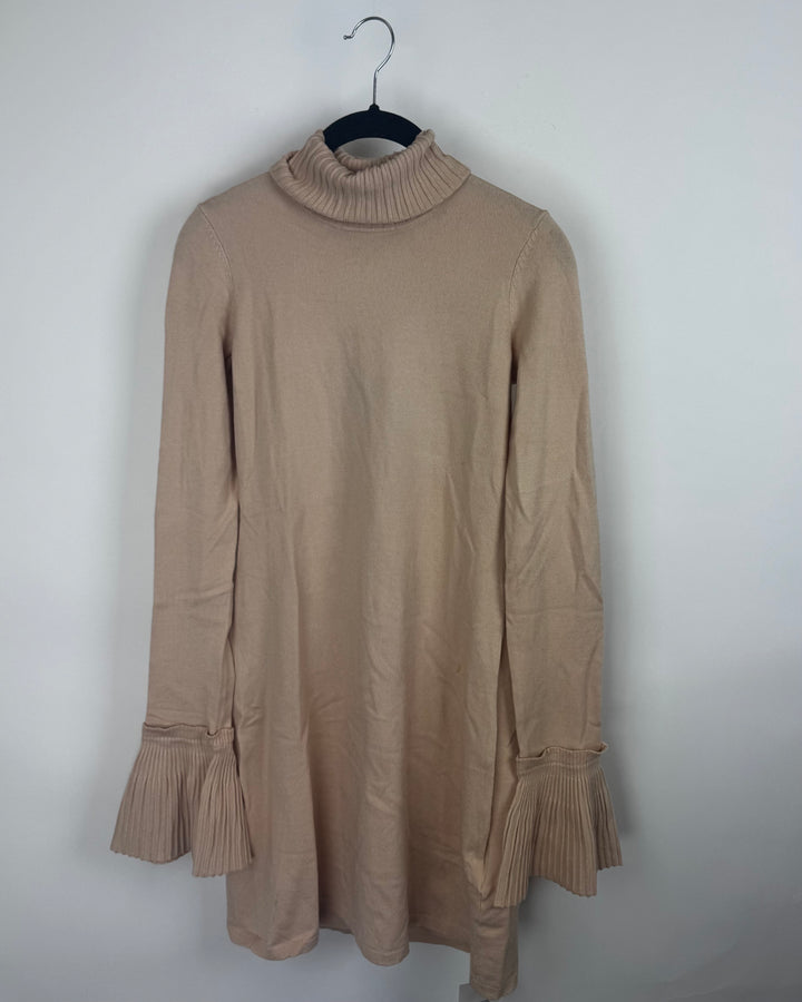 House of Harlow Mocha Turtle Neck Dress - Size Small