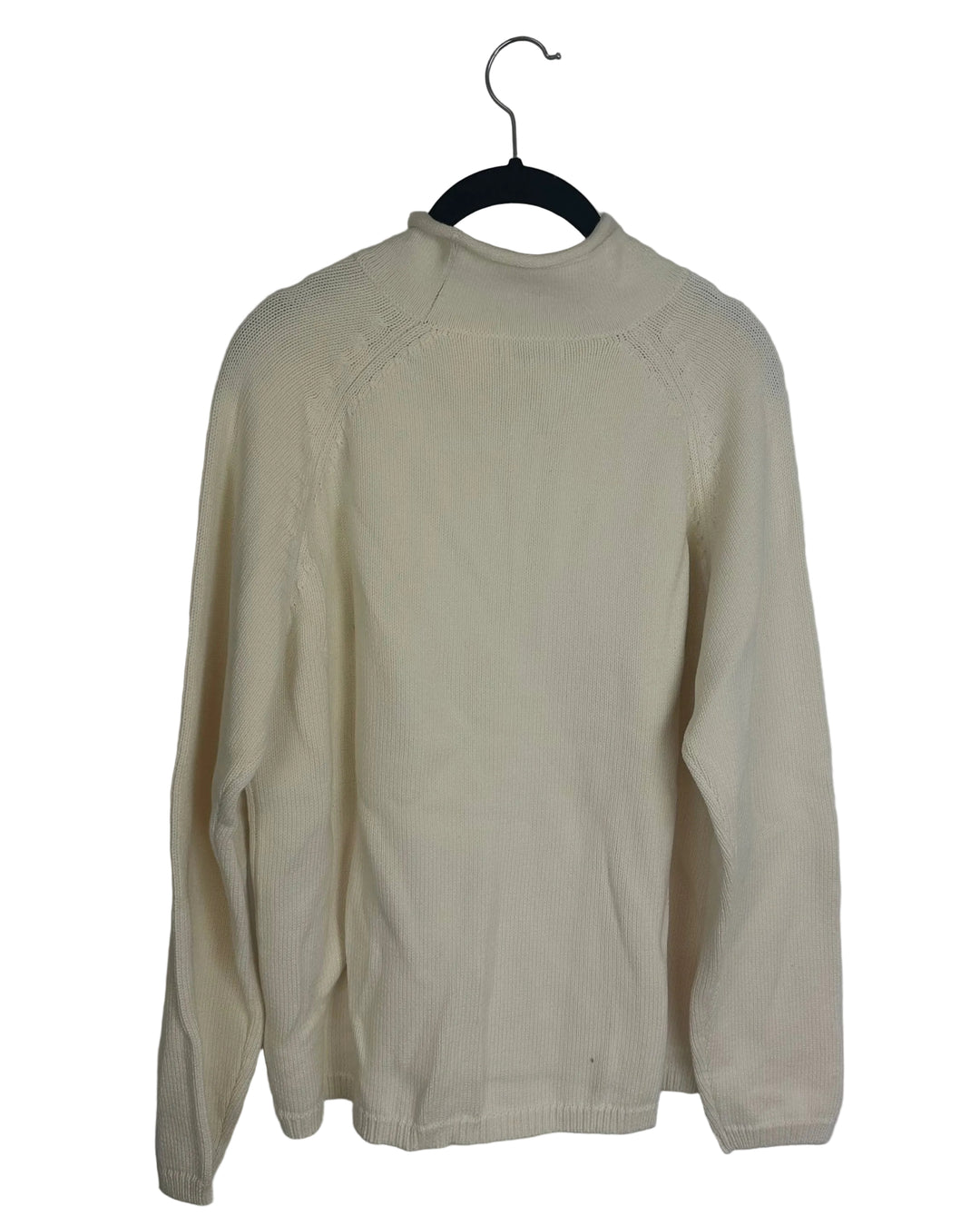Ivory Mock Neck Sweater - Size 0/2