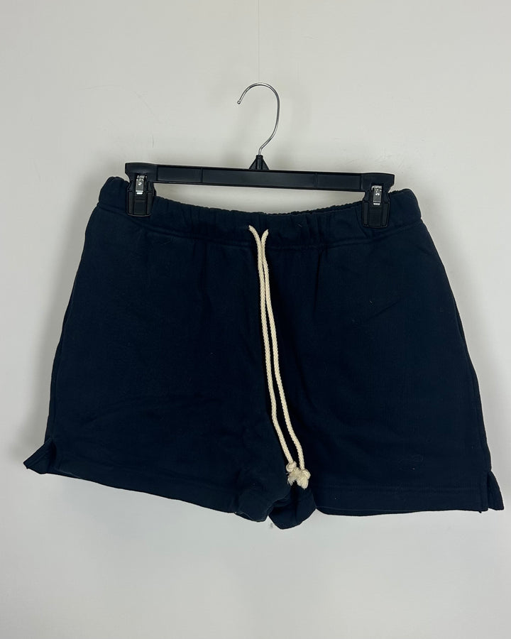 Navy sweat shorts - 0/2