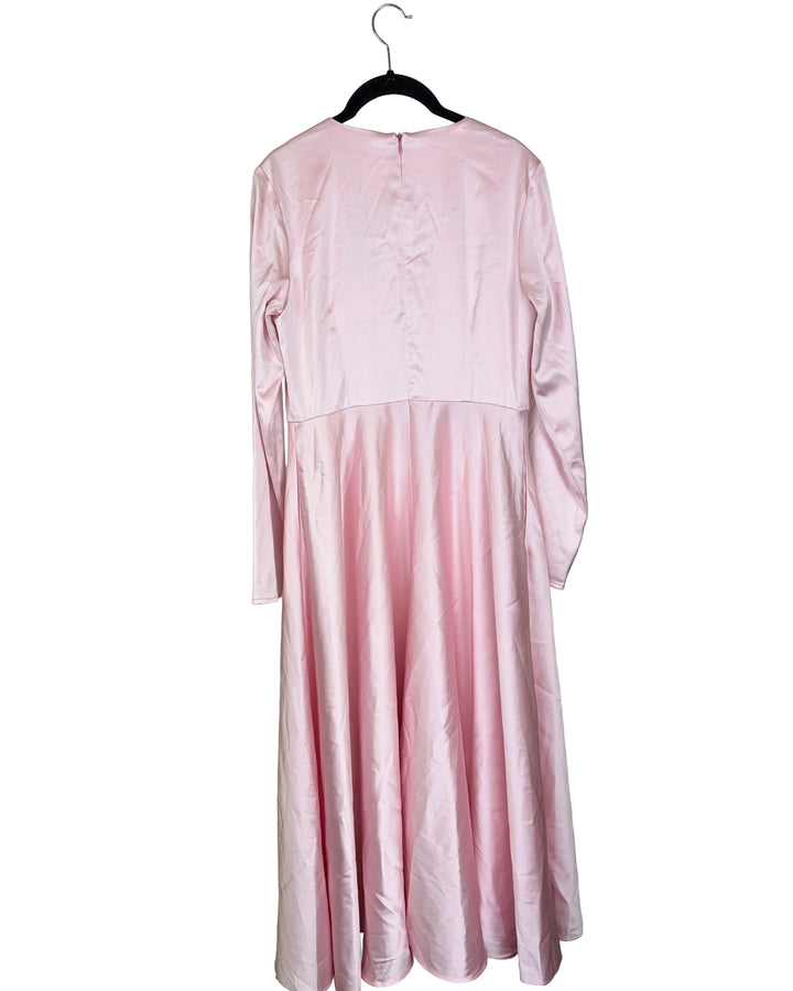 Light Pink Satin Dress - Size 4