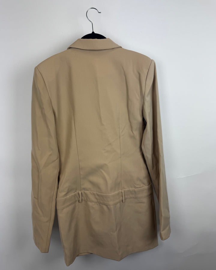 Lovers & Friends Tan Blazer Dress - Small