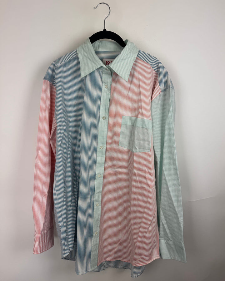 Solid & Striped Multicolor Striped Button Down - Medium