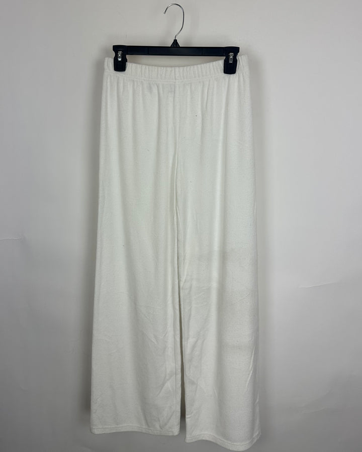 White terry cloth pants - 2/4