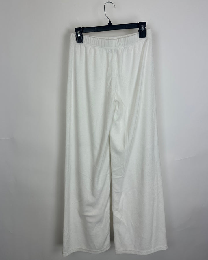 White terry cloth pants - 2/4