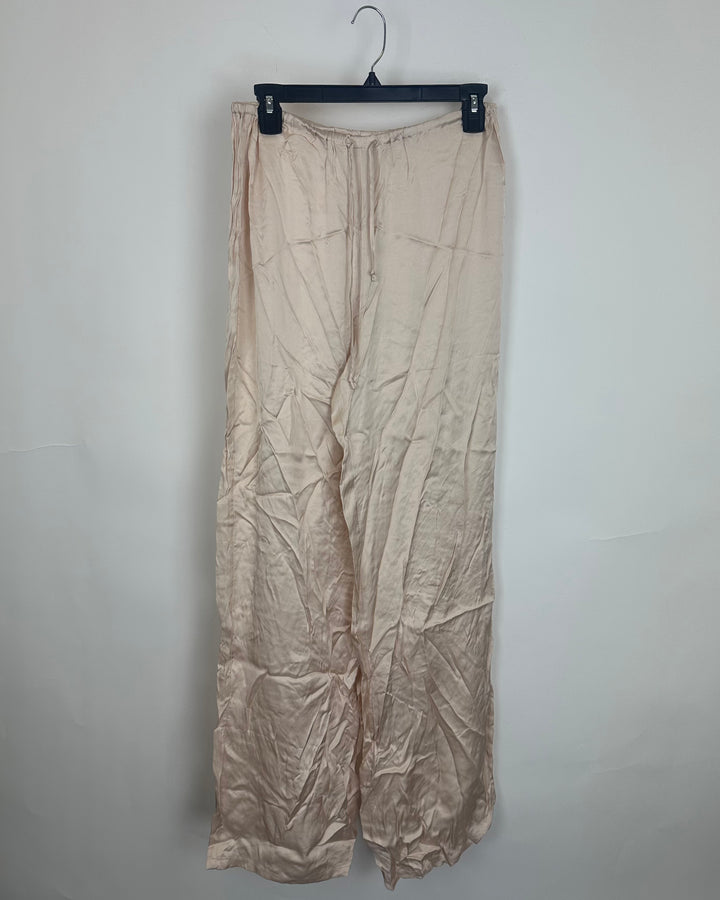 Cream silky pants - 2/4