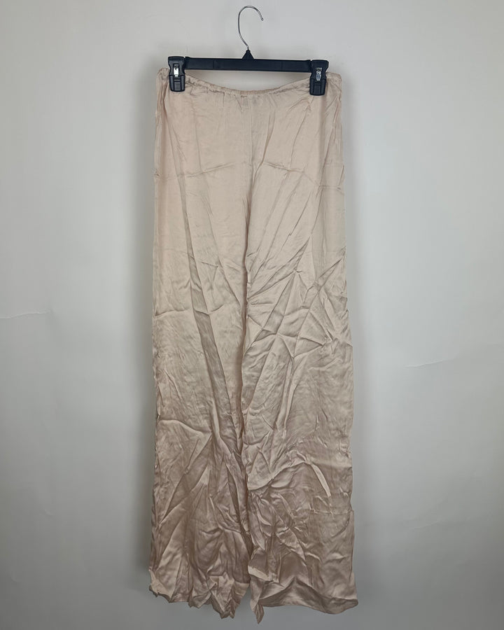 Cream silky pants - 2/4