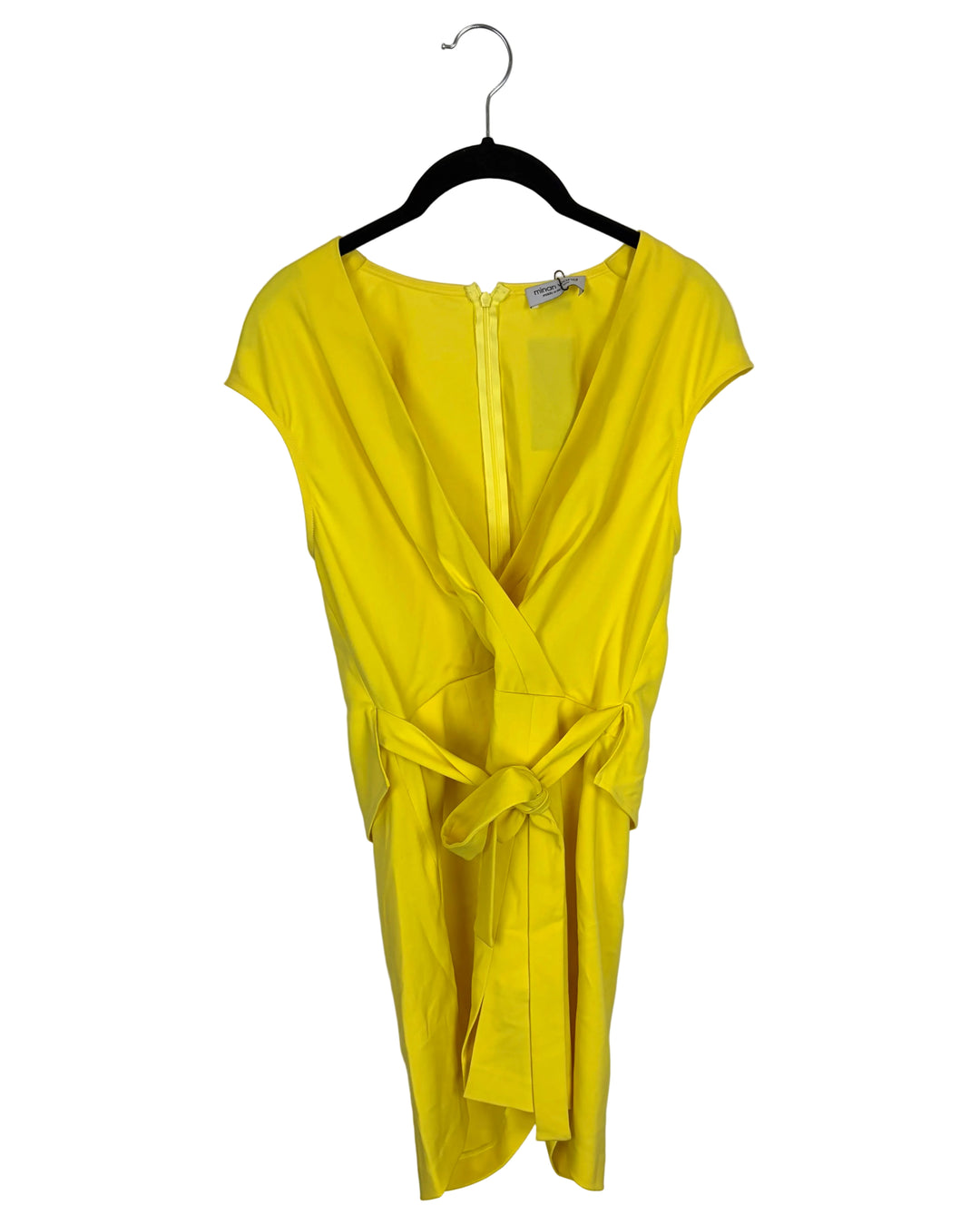 Yellow V-Neck Sleeveless Romper - Size 4/6