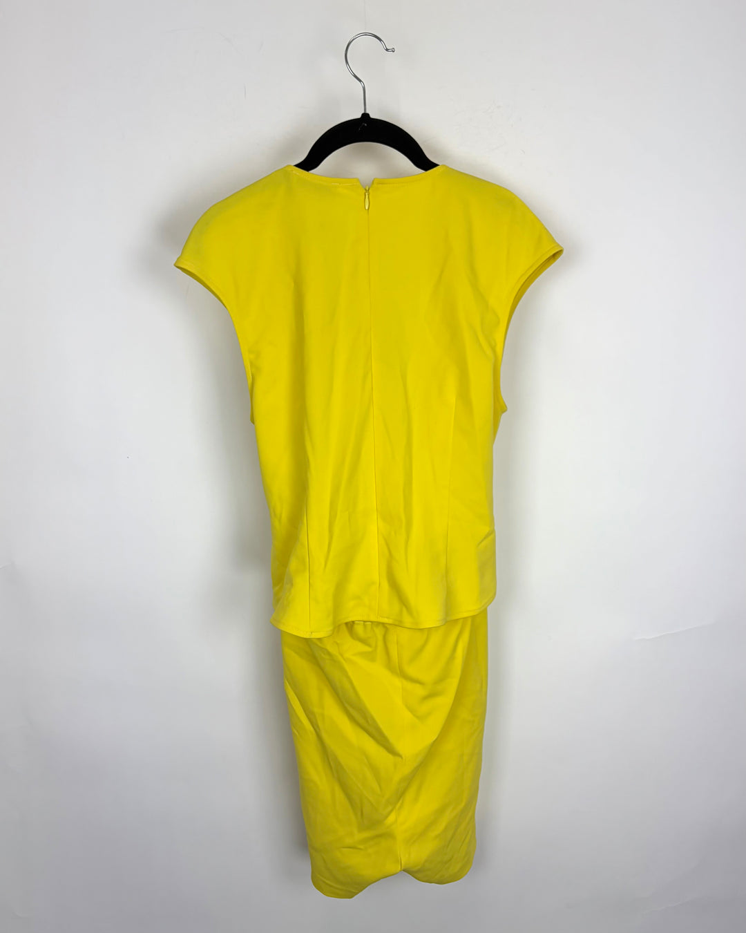 Yellow V-Neck Sleeveless Romper - Size 4/6