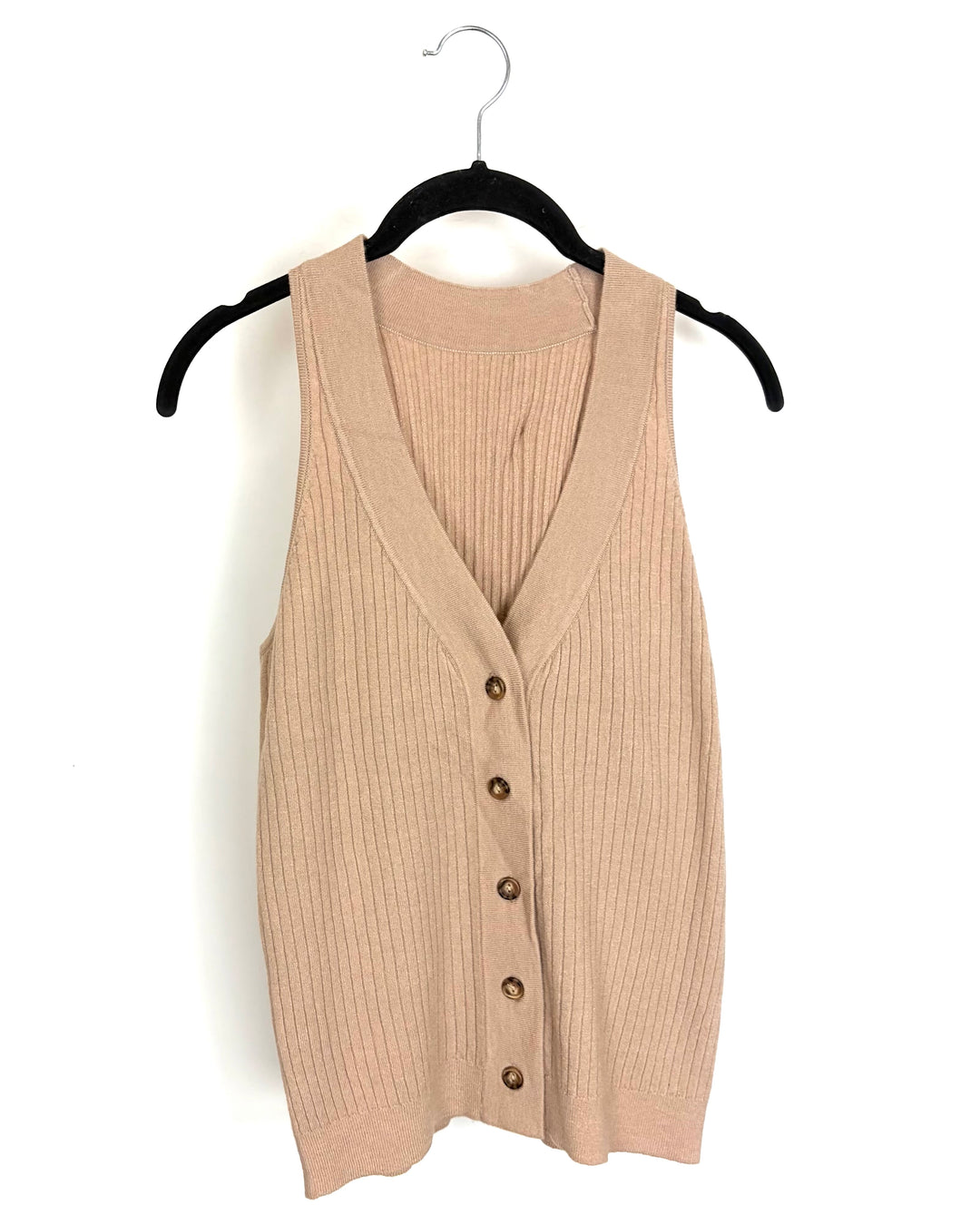 Beige Sweater Tank Top - Size 4/6