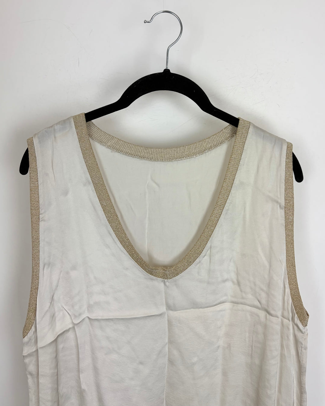 Beige V-Neck Tank - Size 4/6